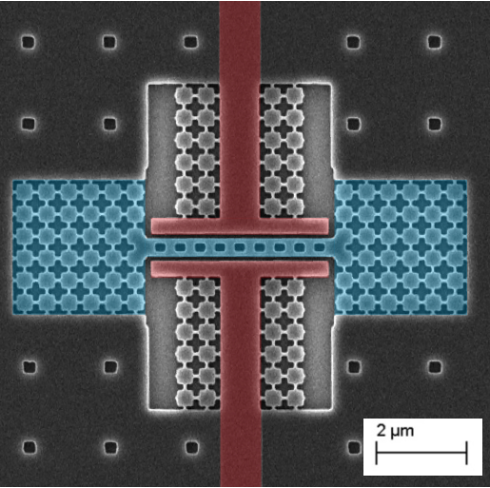 Quantum nanomechanical device
