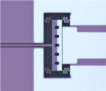 Micrograph of a hybrid quantum device